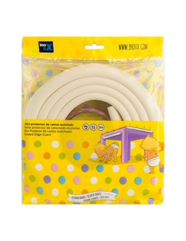 E3/66504 ROLLO PROTECTOR DE CANTOS ACOLCHADO 2MTS BLANCO (BLISTER) INOFIX