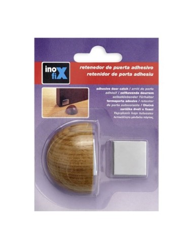 E3/66602 RETENEDOR MADERA MAGNETICO ADHESIVO ROBLE (BLISTER) INOFIX