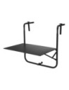 E3/73682 MESA PLEGABLE PARA BALCON COLOR: GRIS OSCURO 60x43cm
