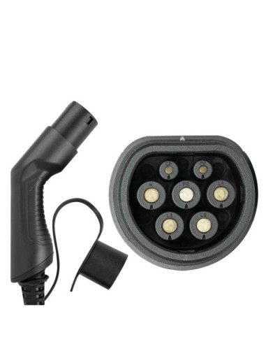 JBM54056  CABLE DE CARGA PARA COCHE ELÉCTRICO 16 A TIPO 2 A TIPO 2 (TRIFÁSICO)