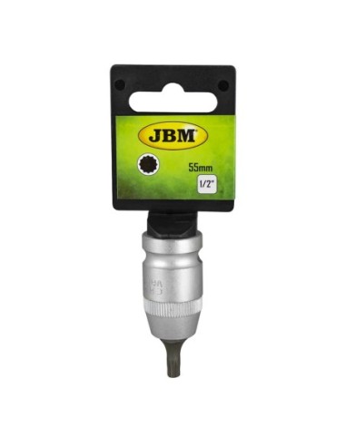 JBM 10002 PUNTA DE 1/2"  DOCE CANTOS M5 55MM