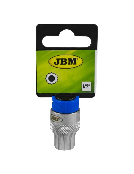 JBM 10042 PUNTA DE 1/2"  12 CANTOS INVIOLABLE M20